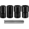 CENPEK 5Pcs Twist Socket Set,1/2 Inch Drive Damaged Bolt Remover,