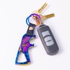 zuxiaoyaya Heavy Duty Metal Key Chain,Carabiner Clip Car Keychain,Bottle Opener