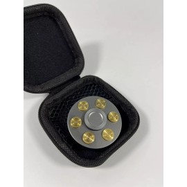 Unbranded Fidget Sensory Toy Transformable Metal EDC Spinner Toy Anxiety Stress Relief - Gray