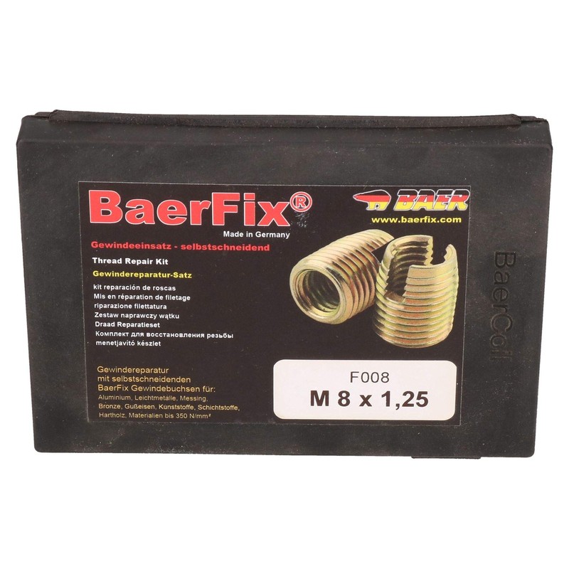 AB Tools Baerfix M8 x 1.25mm Metric Self Tapping Damaged