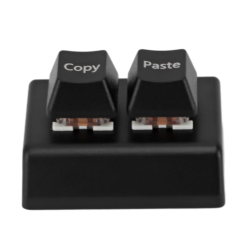 Programmable Keypad 2 Keys Copy Paste Red Switch USB C