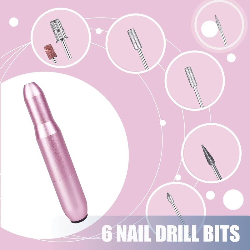 Nail Drill Pen for Salon Use, 20,000 RPM, Quiet Operation,