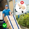 LUZOON Tie Down Straps 4 Pieces 2.5 m Lashing Straps