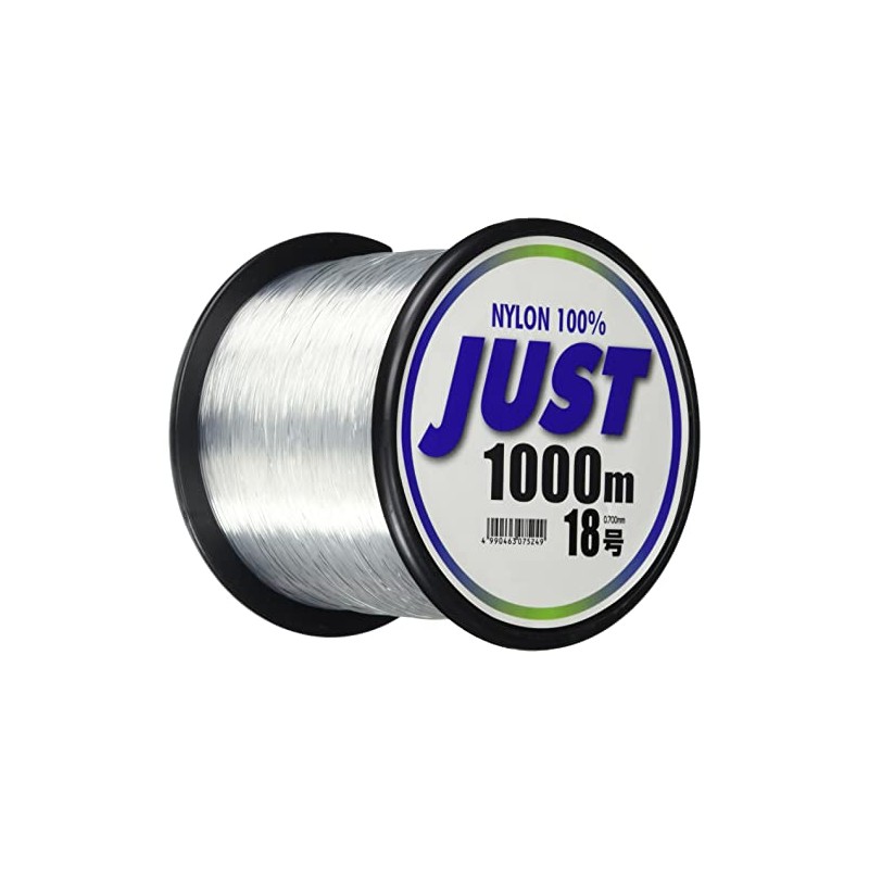 YAMATOYO, Nylon Line, Just-1000m, No. 18, 60lb, Clear