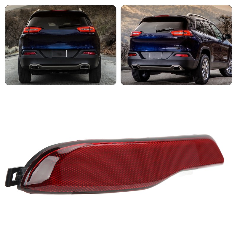Rear Bumper Reflector Strips 68105145AC Red Reflective Strips Replacement for