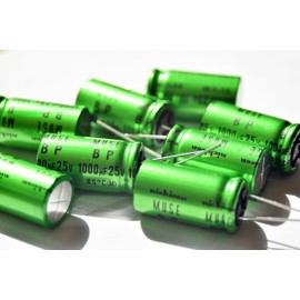 Six nichicon ES MUSE Bipolar Capacitors 16v 10-1000uf Audio Grade (470uf(12.5x25mm))