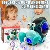 OUFOTAT Baby Toddler Electric Crab Toy - Luminous Snail Toy