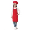 TOPTIE Cotton Canvas Kids Apron, Cooking Aprons and Chef Hat