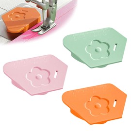 Calkkrer 3 Pieces Magnetic Seam Guide, Sewing Accessories for Sewing Machine, Polygonal Hem Aid, Sewing Machine Accessories, Accessories and Multifunctional Sewing Weights for Overlock
