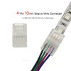 Biantie La 4 Pin Led Strip Connector 10mm RGB Strip