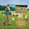 TMEE Electric Fence Netting Livestock Fencing for Goat with 14
