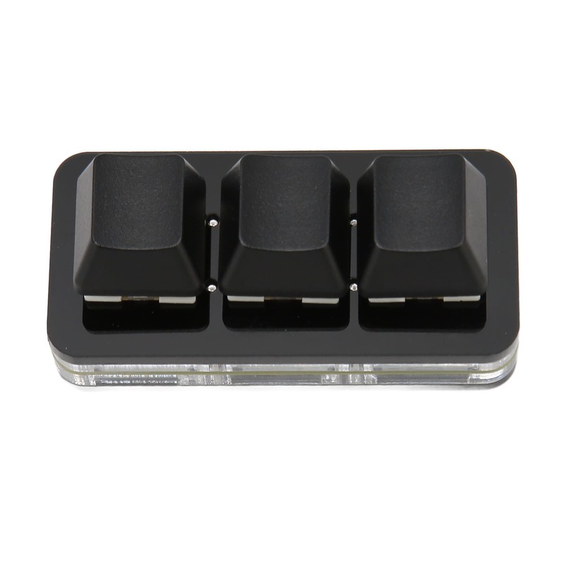 USB 3 Key Mini Keypad RGB LED Backlight Supports Hot