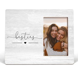 Wheatwin Bestie Friend Picture Frame, Friendship Gifts for Women, Bestie Gifts for Women, BFF Gifts, Gifts for Best Friends, Bestie Friend Photo Frame 4x6