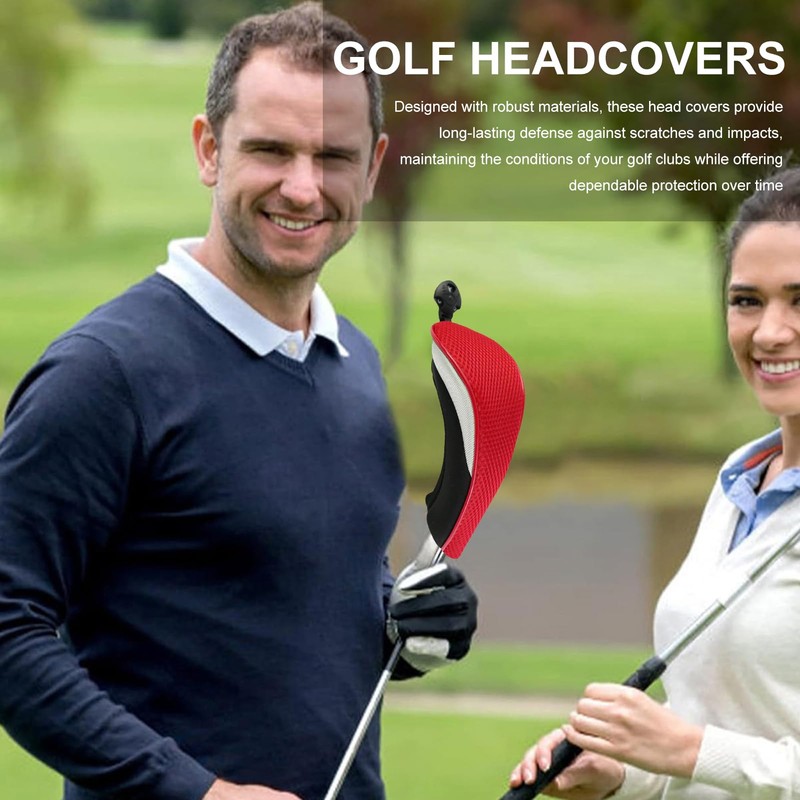 Golf Driver Head Covers,Golf Club Protective Cover | Water-Resistant, Protective