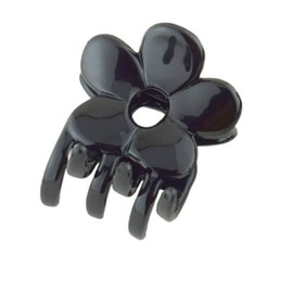 Parcelona French Belle Fleur - Pinza para el pelo de celuloide de 1 1/2 pulgadas, agarre antideslizante, cubierta de resorte, accesorios para el cabel