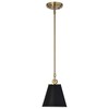 Nuvo Dover - 1 Light Small Pendant in Mid-Century Modern