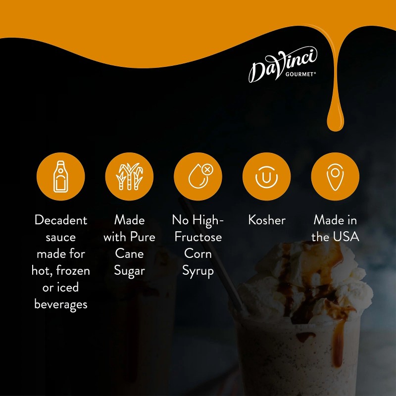 DaVinci Gourmet 64 Fl Oz White Chocolate Syrup for Coffee