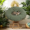 ANMINY Papasan Cushion Cover ONLY Thick Soft Velvet Slipcover for