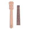 Ukulele Fretboard Neck Set Rosewood Okoume Wood Fingerboard Replacement for