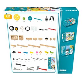 BRIO Builder - 34604 Builder Activity Set | Educational Roleplay & Construction Toy for Kids Aged 3 Years Up