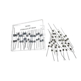 6.3A, T6.3A, 6.3A250V, T6.3A250V, 6.3A250V Fuse, T6.3A250V Fuse, 6.3AL Fuse, 6.3AL Fuses, Glass Lead Fuse,6.3AL 250V, 6.3A 250V, Fuse 6.3AL, Fuses 6.3AL, Glass Fuse 5 * 20MM Vigor_Source 20 Pcs