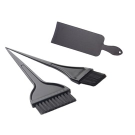 FRCOLOR 3pcs Professional Hair Coloring Board Kit Hair Dyeing Tool Tinting Applicator for Salon Home Use Black