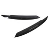 2PCS Car Headlight Eyebrows Carbon Fiber Style Left Right Replacement