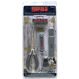 Rapala Combo Pack 6 1/2 Pliers / Jig punch/ Hook Sharpener / Clipper