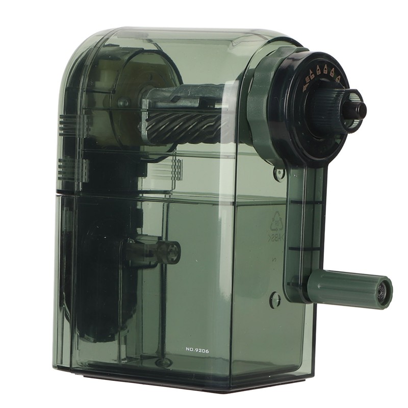 Manual Pencil Sharpener 7 Speeds Adjustable Pencil Tips Portable Handheld