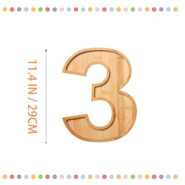 Charcuterie Board Letters "A" Tall 11.4 INCH,Eco-friendly Bamboo,Charcuterie Letters Fillable for Fruit Cheese Platter Food Dish Plates, Charcuterie Boards for Birthday Baby Shower Party Decorations