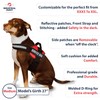 Service Dog Vest with Hook and Loop Straps and Handle