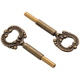 Qc Lamp Switch Replacement - 2 Packs, On/Off Turn Knob Replacement Screw On, Lamp Twist Knob with 1/2" Extensions, Socket Switch for Table Lamps and Floor Lamps (Antique Brass)