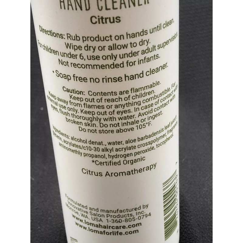 Loma For Life Lima For Life Moisturizing Hand Cleaner Citrus