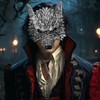 Cupimatch Steampunk 3D Werewolf Mask: Half-Face Animal Masquerade Mask for