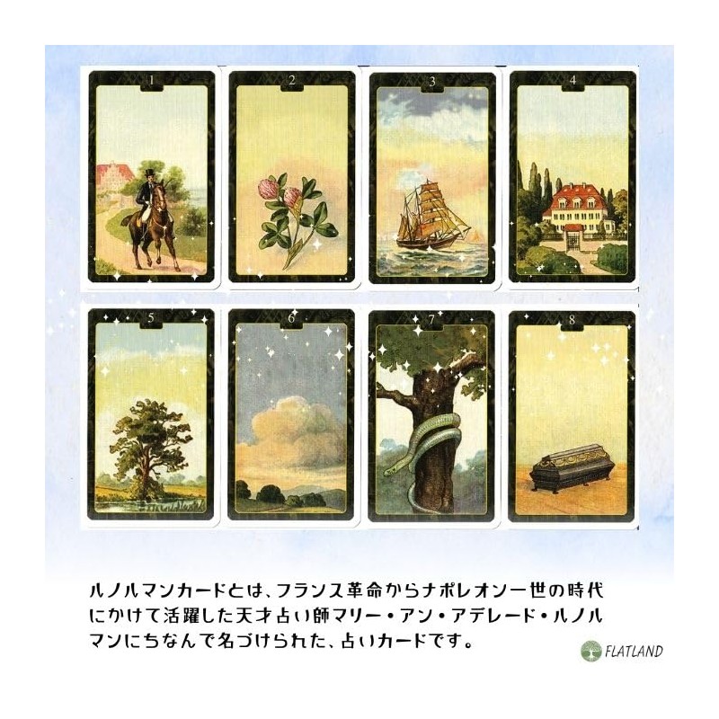 Lenormand Oracle Cards, Oracle Cards, Includes Instruction Manual (English Language