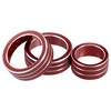 X AUTOHAUX Car Console AC Audio Volume Knob Ring Cover