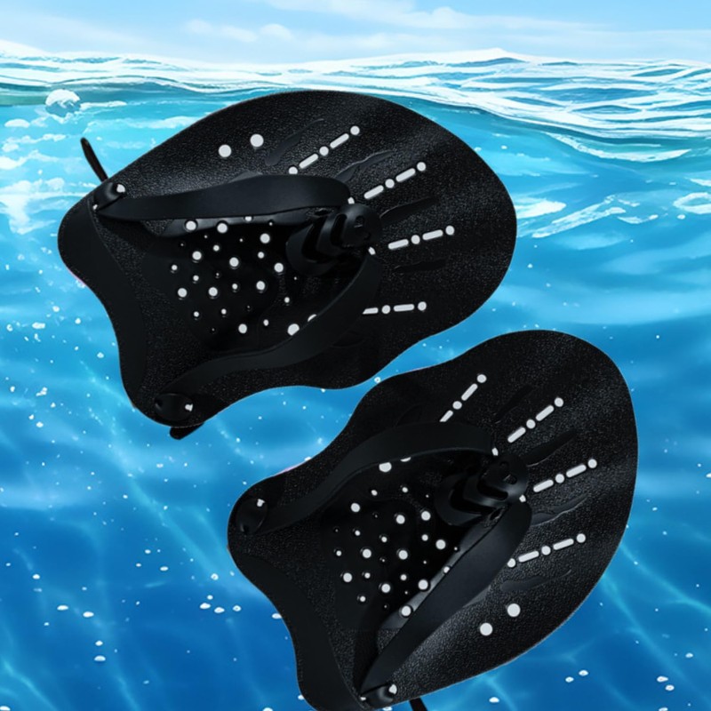 KARLOR Hand Paddles Swimming Training Device, Adjustable Handpaddles, Training Tool