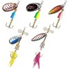 OROOTL Fishing Lures Spinner Baits Kit, 5/10pcs Inline Spinnerbait with