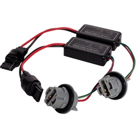 7440 LED Decoder Canbus Warning Canceller Resistor Fix T20 7441 LED Bulb Error Code Turn Signal Hyper Flashing Wiring Harness Adapter