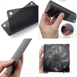 10 Pcs PC Dustproof Grille Mesh Replacement Case Fan Filter Dustproof Mesh PC Fan Case 12x12cm