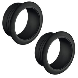 cyclingcolors 2x Rosette Push Button Swivel Bar Lock 19 mm Diameter 32 mm Furniture Lock Decorative Key Cabinet Lock Screw-On Lock Black