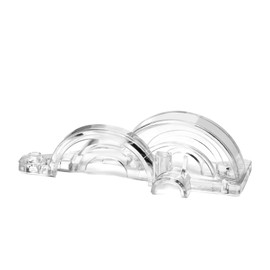 CHRCOED Transparent Spur Gear Covers,Clear Plastic Gearbox,Motor Gear Case,Main Gear Cover for Tamiya 1/10 RC Car TT02