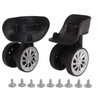 Alvinlite Pack of 2 Universal Luggage Wheel Replacement Suitcase Roll