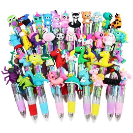 40 Multicolour 4 in 1 Ballpoint Pen Birthday Children Gifts School Fun Pens for Children's Parties