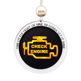 This Little Light of Mine Im Gonna Let it shine Ornament, Christmas Ornament 2024, Light Up Ornament, Check Engine Light Ornament, Funny Christmas Ornaments, Car Enthusiast Gifts, Stocking Stuffer