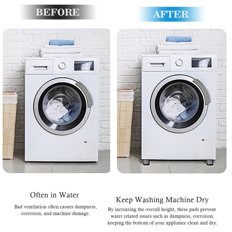 Washing Machine Rubber Feet Pads,4 Pcs Universal Anti Vibration Washing