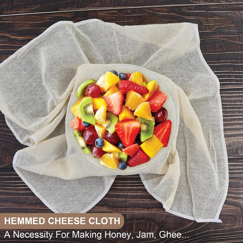 Pack of 5 Reusable Filter Cloths, Cloth Strainer for Cooking,