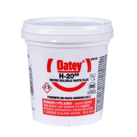 Oatey 30133 Water Soluble Paste Flux, 16-Ounce, Brown