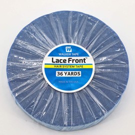 "Lace Front Support" Walker Double Sided Roll Tapes Stickers Adhesive for Men Hair System Replacement Toupee Hair Extension Wig Bundles Hair Weave Closure Lace Frontal(36 Yards & 3/4 Inch)