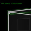 MELONFARM Small Grow Tent for Aerogarden，30”x18”x36” ，Hydroponics Growing System ，Highly